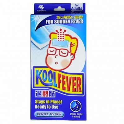 KOOLFEVER COOLING GEL ADULTS 6SHEETS