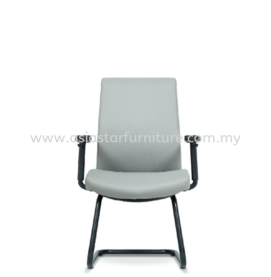 DARQUE VISITOR EXECUTIVE CHAIR | LEATHER OFFICE CHAIR DAMANSARA PJ SELANGOR