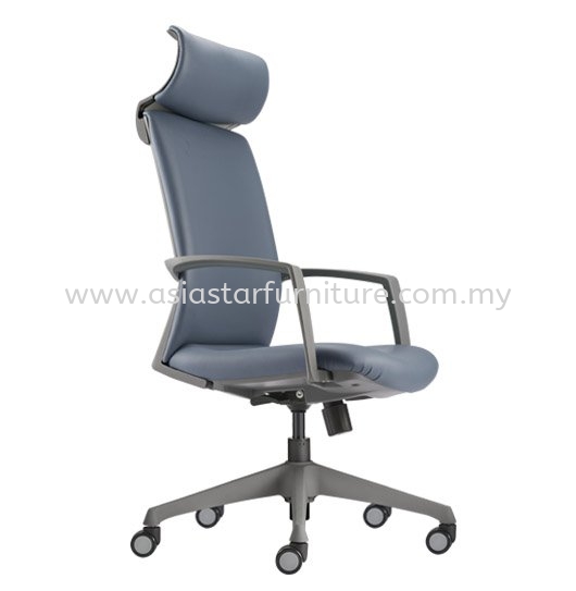 FITS HIGH BACK EXECUTIVE CHAIR | LEATHER OFFICE CHAIR TELUK INTAN PERAK