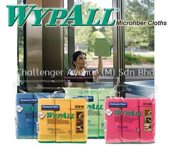 WYPALL* Microfibre Cloths with MICROBAN Antimicrobial Product Protection