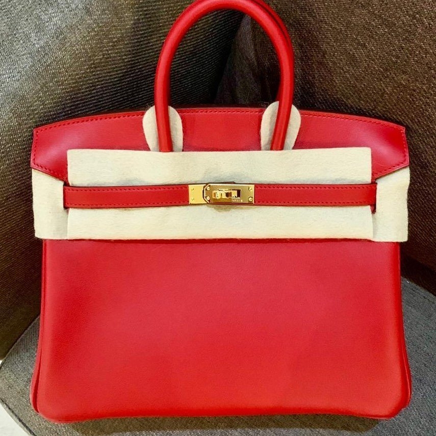 Hermes Birkin 25 Veau Jonathan Handbag