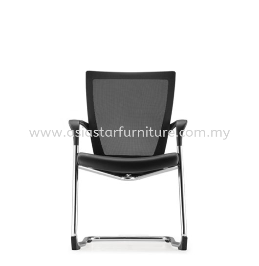 MAXIM 1 VISITOR LEATHER MESH BACK OFFICE CHAIR - shamelin | pandan indah | pandan perdana