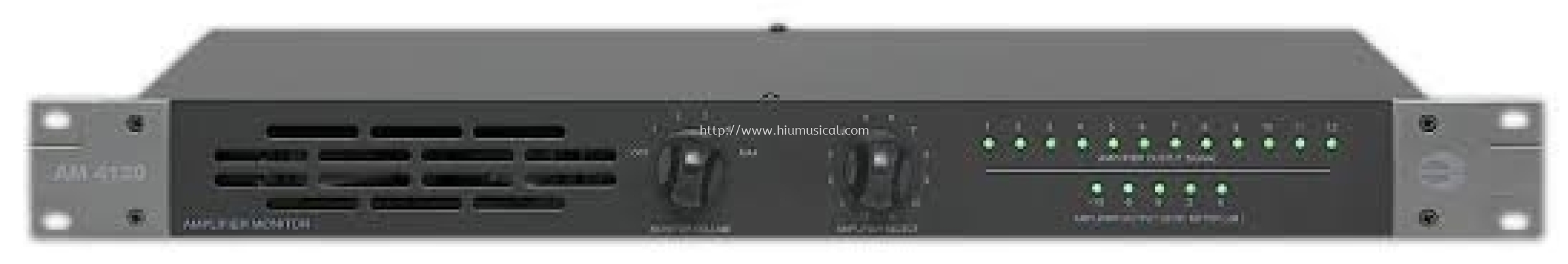 Amperes AM-4120 12 Channel Amplifier Monitor Panel