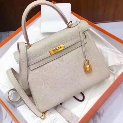 Hermes Birkin 30 Bag 8L Beton Swift GHW