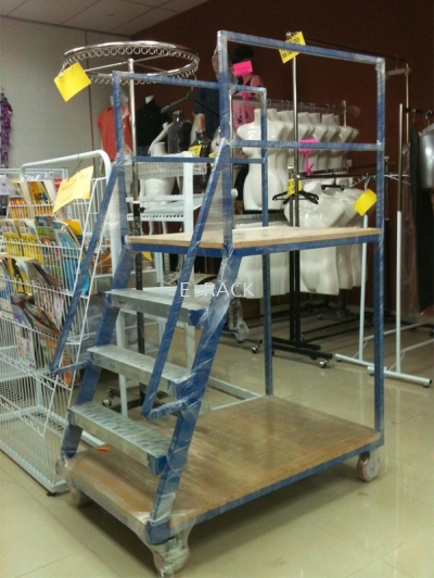 HEAVY DUTY STOREGE - LADDER TROLLEY 2