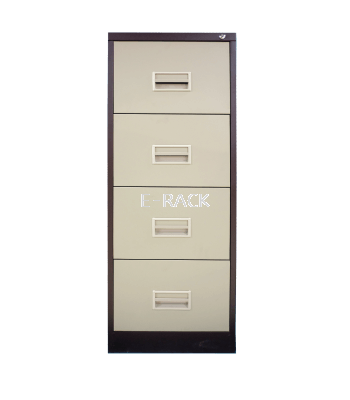 4 DRAWER FILING CABINET WITH RECESS HANDLE CW BALL BEARING SLIDE