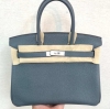 Hermes Birkin 30 Blue Orage Togo PHW Hermes