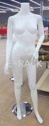 Mannequine Display-White Skin Mannequine-Female WO Head II Mannequine Display