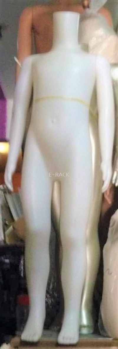 Mannequine Display-White Skin Mannequine-Children WO Head