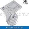 BEAD BOARD DESIGN ,GREY WITH FLOCKING Bead Board Tools & Packaging