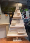 Wooden Christmas Tree Display Shelve