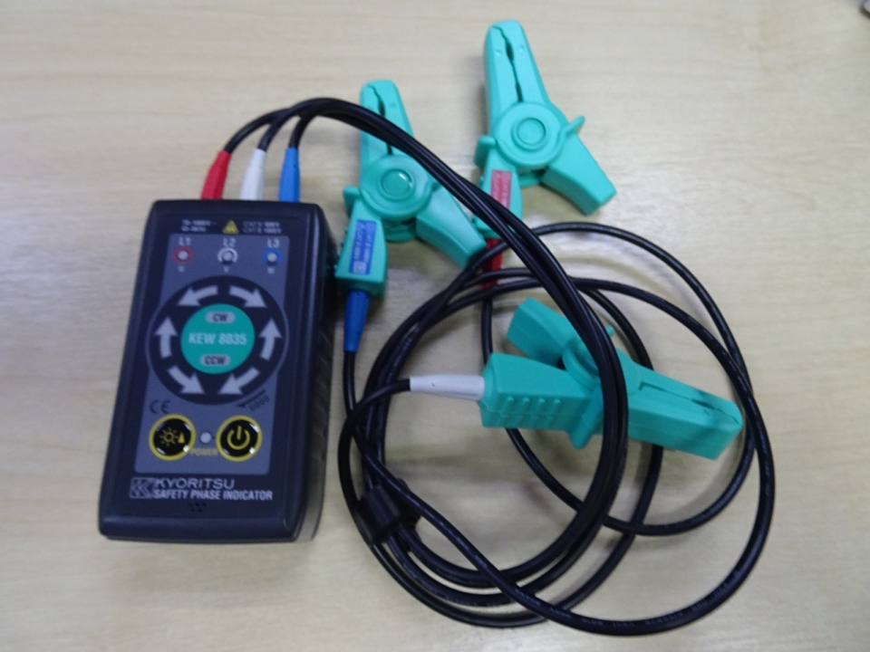 KYORITSU KEW8035 PHASE ROTATION INDICATOR TESTER
