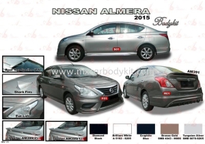 NISSAN ALMERA 2015 AM STYLE BODYKIT + SPOILER