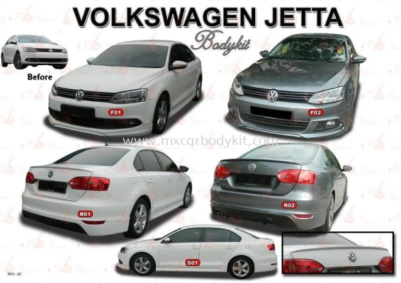 VOLKSWAGEN JETTA AM STYLE BODYKIT + SPOILER