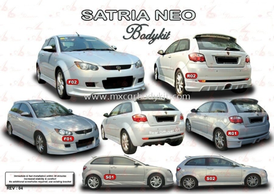 PROTON SATRIA NEO AM STYLE BODYKIT