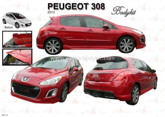 PEUGEOT 308 2013 AM STYLE BODYKIT