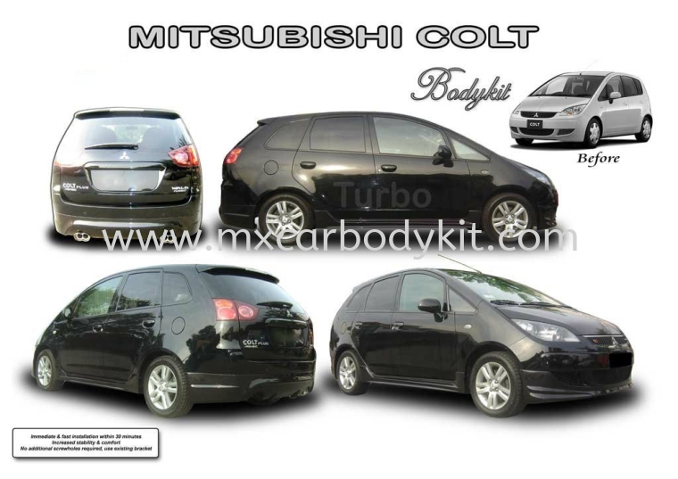 MITSUBISHI COLT TURBO AM STYLE BODYKIT COLT MITSUBISHI