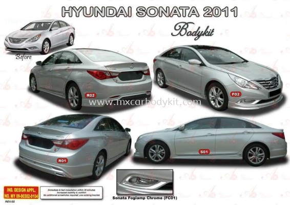 HYUNDAI SONATA 2011 AM STYLE BODYKIT