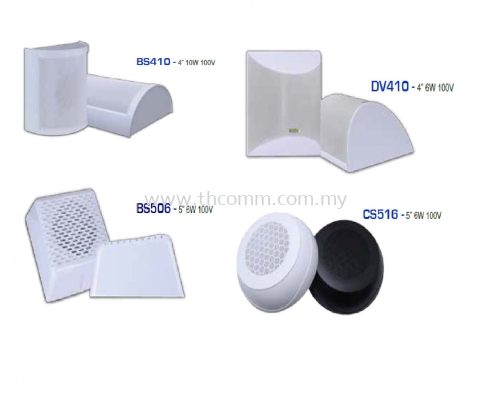 BS410_DV410_BS506_CS516 SURFACE MOUNT SPEAKER