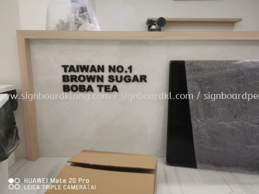 xin fu tang acrylic 3D cut out box up lettering signage at bandar botanic bukit tinggi landmark klang