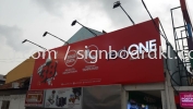 Red one network sdn bhd 3D Led conceal box up lettering and giant billboard at sekinchan Selangor 3D LED BOX UP BILLBOARD
