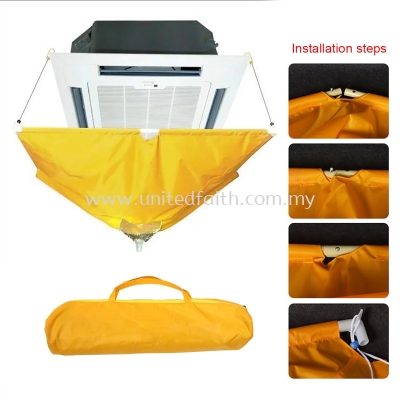 Air conditioner washing cover