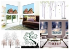  UV Printed Series Wall Mural and Blinds Series