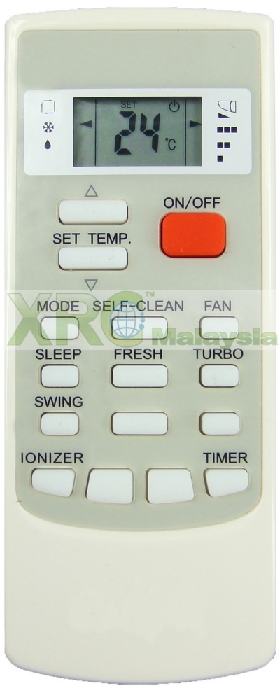 MAC103 MISTRAL AIR CONDITIONING REMOTE CONTROL