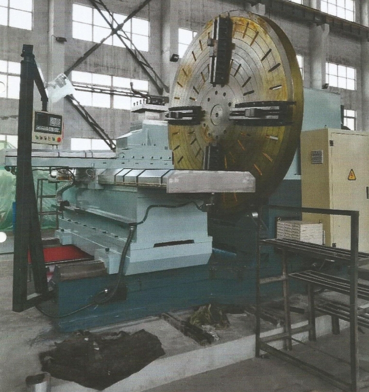 CHINA QINGDAO KUNXIN FACE LATHE MACHINE