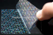 Invisible Hologram Tamper Evident Materials