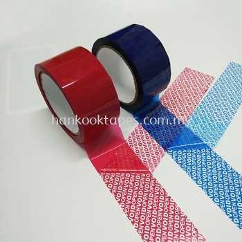 1.	Tamper Evident Tape/Label (Low Residue, High Reside & Non-Residue)