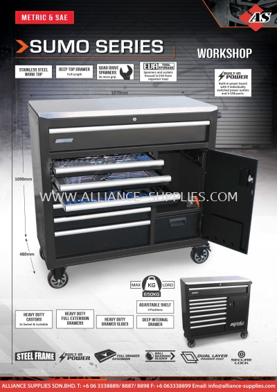 SP TOOLS Sumo Series - Workshop - Metric & SAE