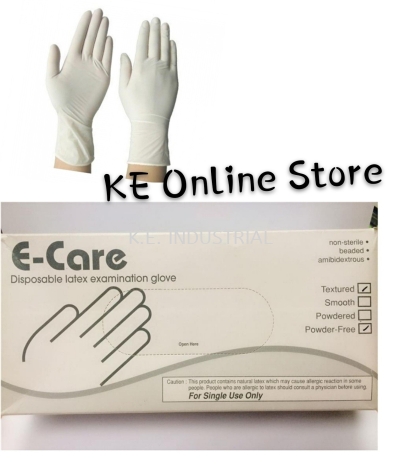 E-Care Disposable Latex Glove 