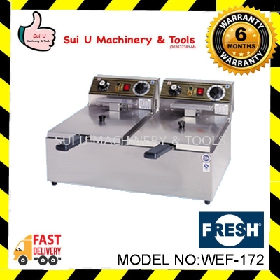 FRESH WEF172 Electric Fryer Capacity 17+17L 3.0kW/230V/50Hz