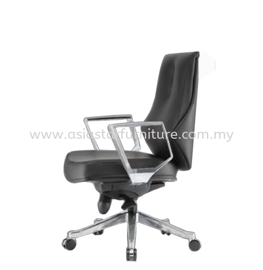 BEGONIA LOW BACK DIRECTOR CHAIR | LEATHER OFFICE CHAIR GOMBAK KL