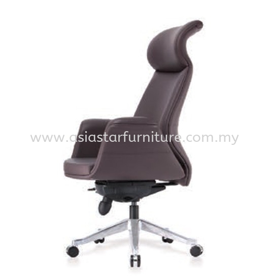 ZENOBIA HIGH BACK DIRECTOR CHAIR | LEATHER OFFICE CHAIR MONT KIARA KL