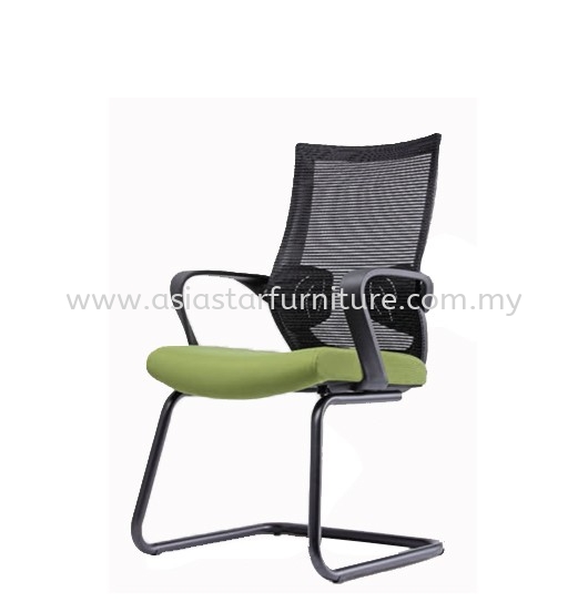 EUSTOMA 1 VISITOR MESH BACK OFFICE CHAIR - botanic | bukit raja | bukit tinggi