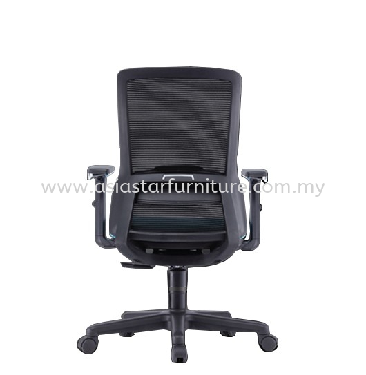 MALLOW 2 MEDIUM BACK MESH OFFICE CHAIR ADJUSTABLE ARMREST - kampah | kepala batas | sungai petani