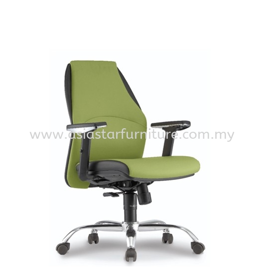 ZINNIA LOW BACK EXECUTIVE CHAIR | LEATHER OFFICE CHAIR NILAI N.SEMBILAN