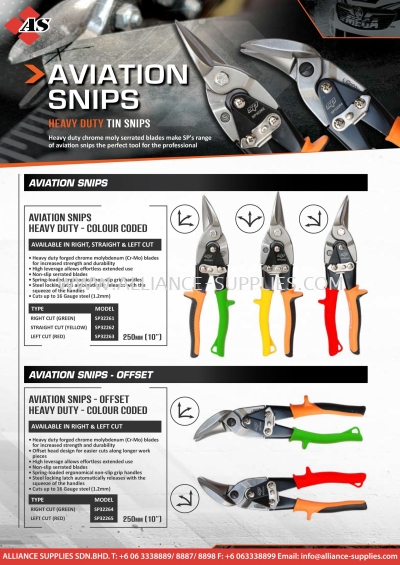 SP TOOLS Snips / Hole Punch Pliers / Safety Wire Pliers