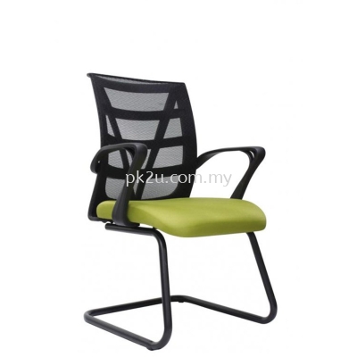 PK-BCMC-14-V-CC-C1-Kasano 3 Visitor Mesh Chair Epoxy Cantilever