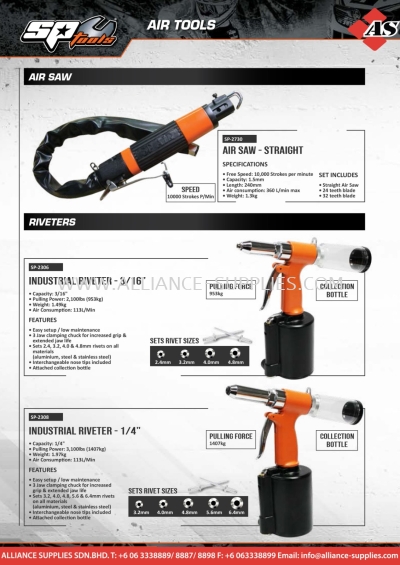 SP TOOLS Air Saws / Riveters