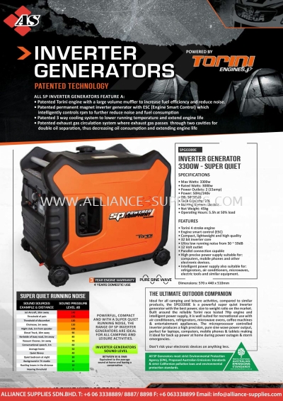 SP TOOLS Inverter Generators