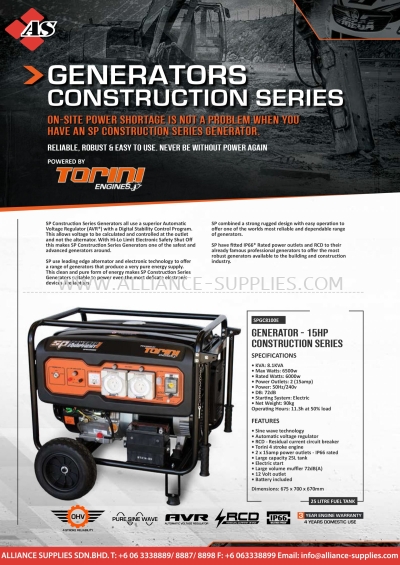 SP TOOLS Construction Series Generations