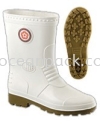 M9009-MID LENGTH (WHITE) Rubber Boots