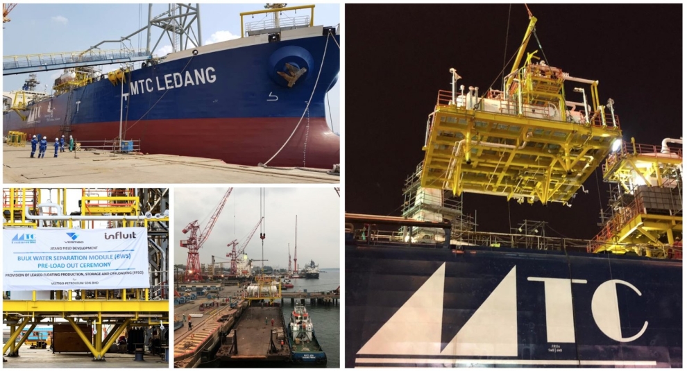 FPSO MTC LEDANG: BULK WATER SEPARATION MODULE INSTALLATION