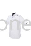 OF1006 (Ready Stock) WHITE / NAVY OF100 Male Corporate Uniform