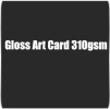 Gloss Art Card 310gsm A5 (148mm x 210mm) LEAFLET / BROCHURE