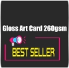 Gloss Art Card 260gsm A5 (148mm x 210mm) LEAFLET / BROCHURE