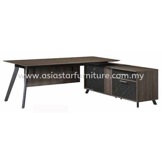 PAXOS EXECUTIVE DIRECTOR OFFICE TABLE C/W SIDE RETURN CABINET - Director Office Table Cheras | Director Office Table Pandan Indah | Director Office Table Taman Maluri | Director Office Table Taman Muda 